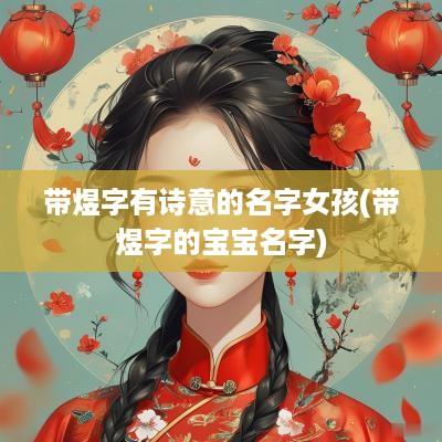 带煜字有诗意的名字女孩(带煜字的宝宝名字)
