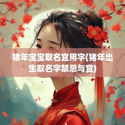 猪年宝宝取名宜用字(猪年出生取名字禁忌与宜)