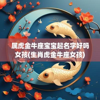 属虎金牛座宝宝起名字好吗女孩(生肖虎金牛座女孩)