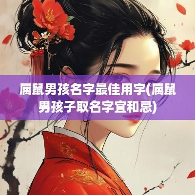 属鼠男孩名字最佳用字(属鼠男孩子取名字宜和忌)