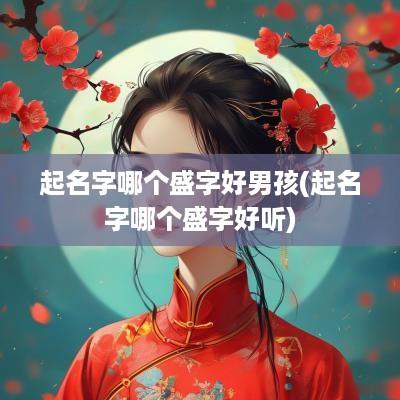 起名字哪个盛字好男孩(起名字哪个盛字好听)