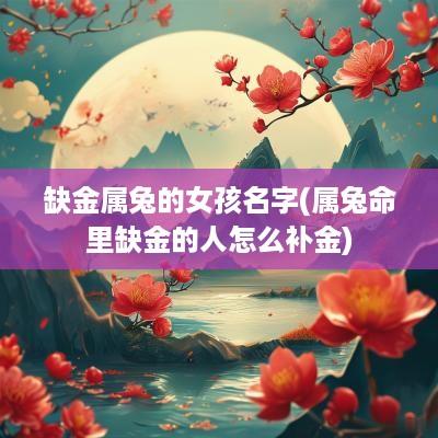 缺金属兔的女孩名字(属兔命里缺金的人怎么补金)