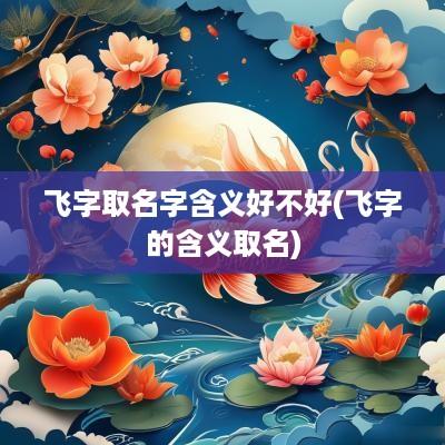 飞字取名字含义好不好(飞字的含义取名)