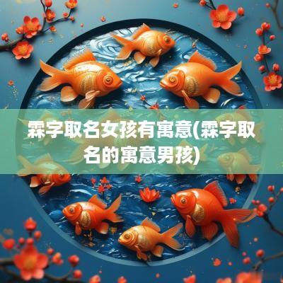 霖字取名女孩有寓意(霖字取名的寓意男孩)