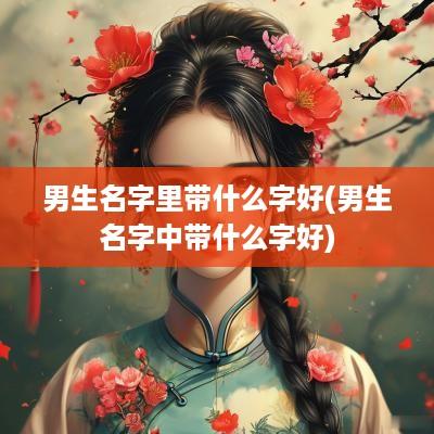 男生名字里带什么字好(男生名字中带什么字好)