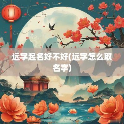 远字起名好不好(远字怎么取名字)