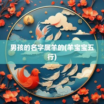 男孩的名字属羊的(羊宝宝五行)
