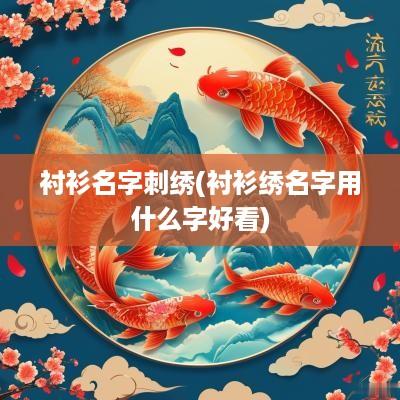 衬衫名字刺绣(衬衫绣名字用什么字好看)