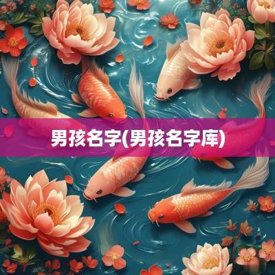男孩名字(男孩名字库)