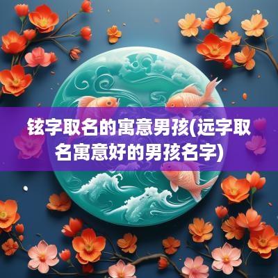 铉字取名的寓意男孩(远字取名寓意好的男孩名字)