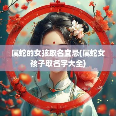 属蛇的女孩取名宜忌(属蛇女孩子取名字大全)