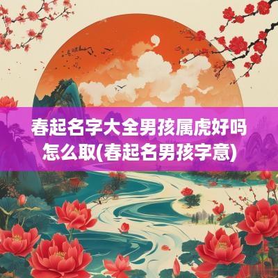 春起名字大全男孩属虎好吗怎么取(春起名男孩字意)