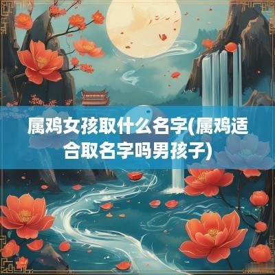 属鸡女孩取什么名字(属鸡适合取名字吗男孩子)