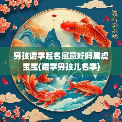 男孩诺字起名寓意好吗属虎宝宝(诺字男孩儿名字)