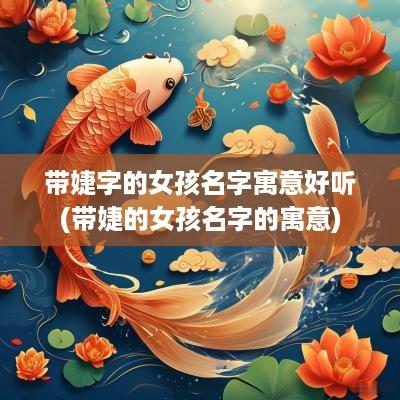 带婕字的女孩名字寓意好听(带婕的女孩名字的寓意)