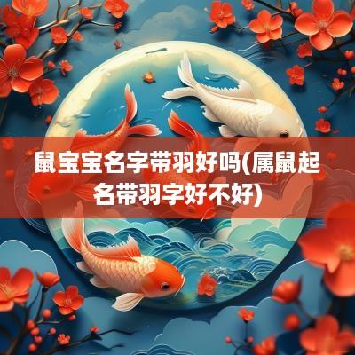 鼠宝宝名字带羽好吗(属鼠起名带羽字好不好)
