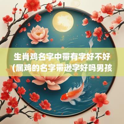 生肖鸡名字中带有字好不好(属鸡的名字带逊字好吗男孩)