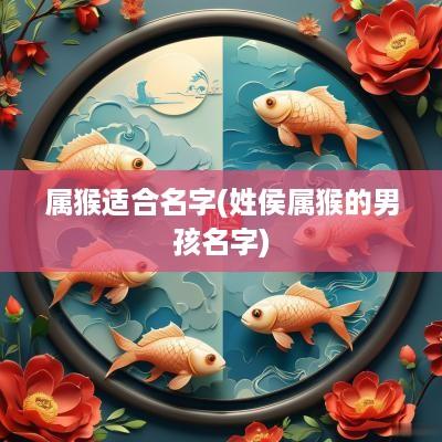 属猴适合名字(姓侯属猴的男孩名字)