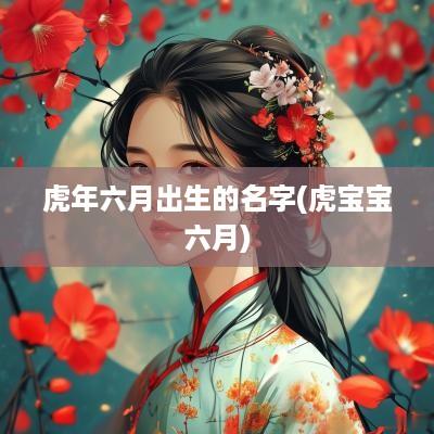 蛇年六月出生的名字(虎宝宝六月)