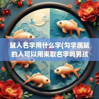 鼠人名字用什么字(匀字属鼠的人可以用来取名字吗男孩)