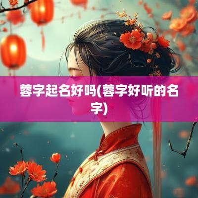 蓉字起名好吗(蓉字好听的名字)