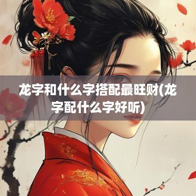 龙字和什么字搭配最旺财(龙字配什么字好听)