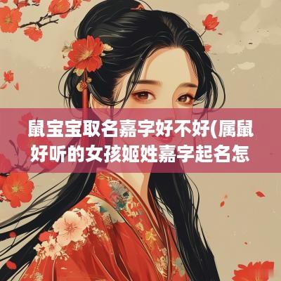 鼠宝宝取名嘉字好不好(属鼠好听的女孩姬姓嘉字起名怎么取)