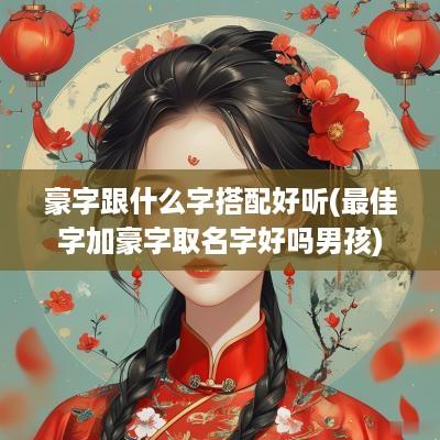 豪字跟什么字搭配好听(最佳字加豪字取名字好吗男孩)