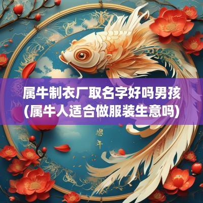 属牛制衣厂取名字好吗男孩(属牛人适合做服装生意吗)
