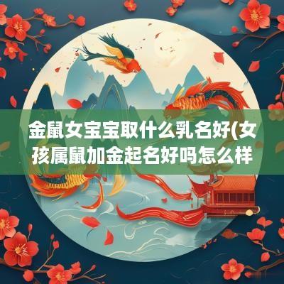 金鼠女宝宝取什么乳名好(女孩属鼠加金起名好吗怎么样)