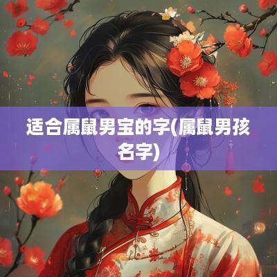 适合属鼠男宝的字(属鼠男孩名字)