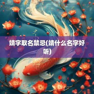 靖字取名禁忌(靖什么名字好听)