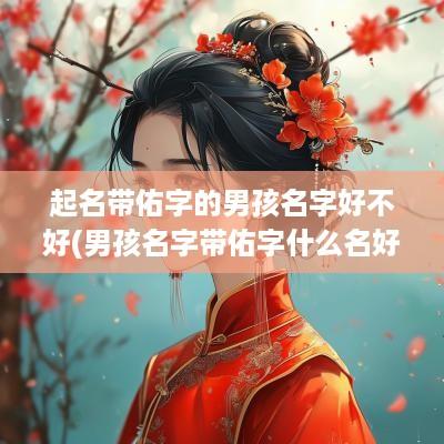 起名带佑字的男孩名字好不好(男孩名字带佑字什么名好听)