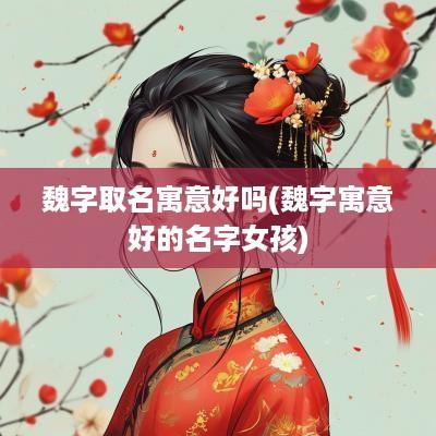 魏字取名寓意好吗(魏字寓意好的名字女孩)