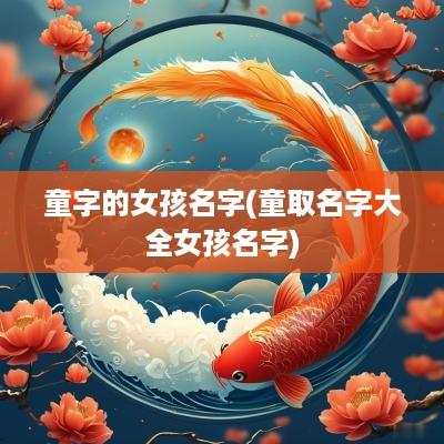 童字的女孩名字(童取名字大全女孩名字)