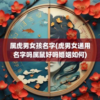 属虎男女孩名字(虎男女通用名字吗属鼠好吗婚姻如何)
