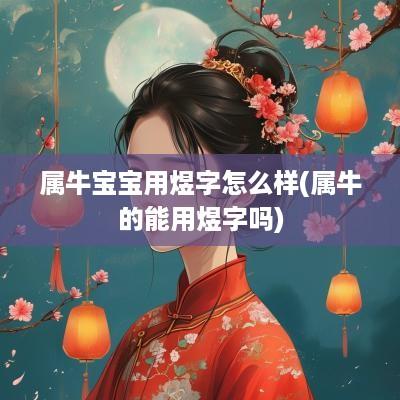属牛宝宝用煜字怎么样(属牛的能用煜字吗)