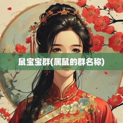 鼠宝宝群(属鼠的群名称)