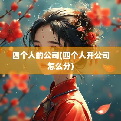四个人的公司(四个人开公司怎么分)