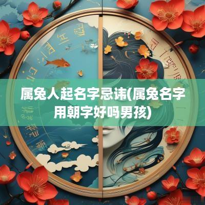 属兔人起名字忌讳(属兔名字用朝字好吗男孩)
