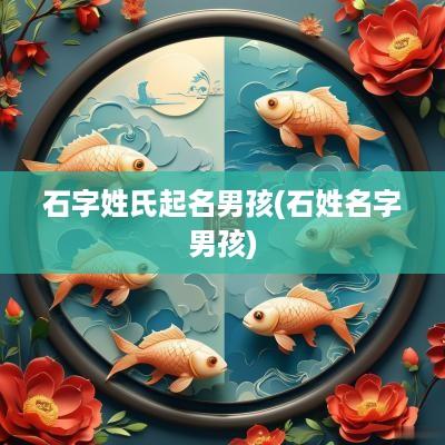 石字姓氏起名男孩(石姓名字男孩)