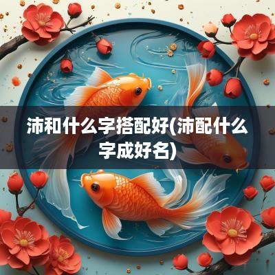 沛和什么字搭配好(沛配什么字成好名)