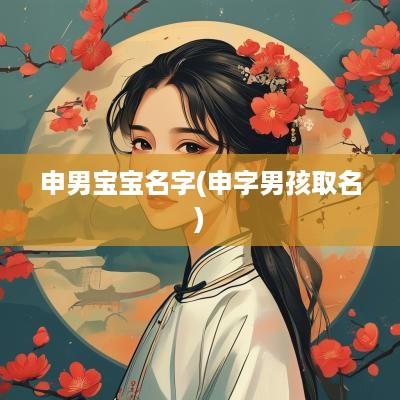 申男宝宝名字(申字男孩取名)