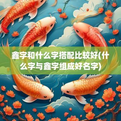 鑫字和什么字搭配比较好(什么字与鑫字组成好名字)