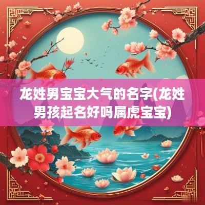 龙姓男宝宝大气的名字(龙姓男孩起名好吗属虎宝宝)