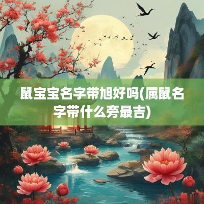 鼠宝宝名字带旭好吗(属鼠名字带什么旁最吉)