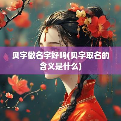 贝字做名字好吗(贝字取名的含义是什么)