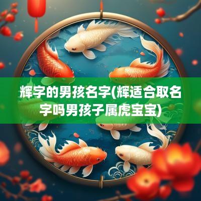 辉字的男孩名字(辉适合取名字吗男孩子属虎宝宝)