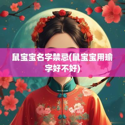 鼠宝宝名字禁忌(鼠宝宝用瑜字好不好)