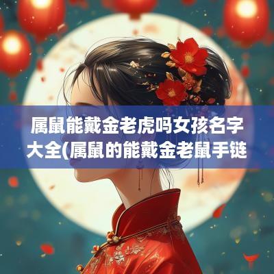 属鼠能戴金老虎吗女孩名字大全(属鼠的能戴金老鼠手链么)
